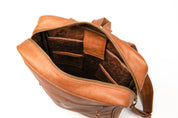 Plecak na laptopa - Walnut, Skóra naturalna