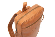 Plecak na laptopa - Walnut, Skóra naturalna