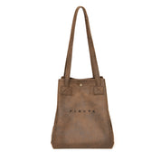 Shopper - Chocolate, Microleder