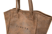 Shopper - Chocolate, Microleder